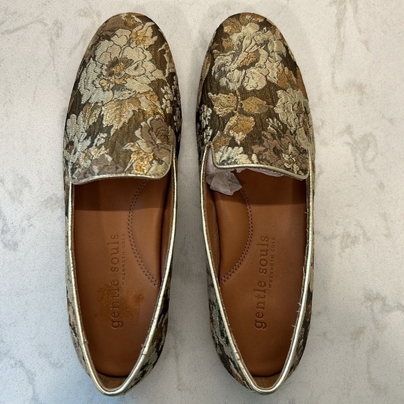 Gentle Souls by Kenneth Cole Eugene Floral Tapestry Retro Flat Loafers Size 8.5 - Picture 16 of 16